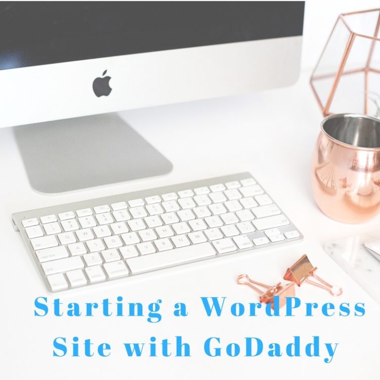 Starting a Website with GoDaddy