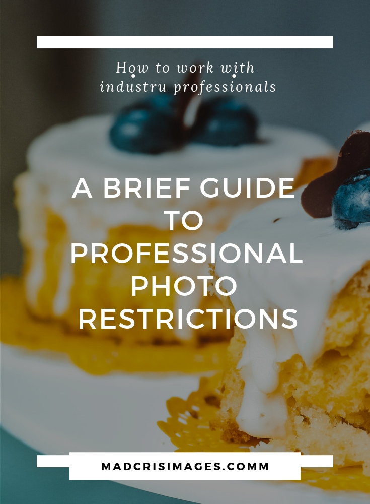 professional photo restrictions