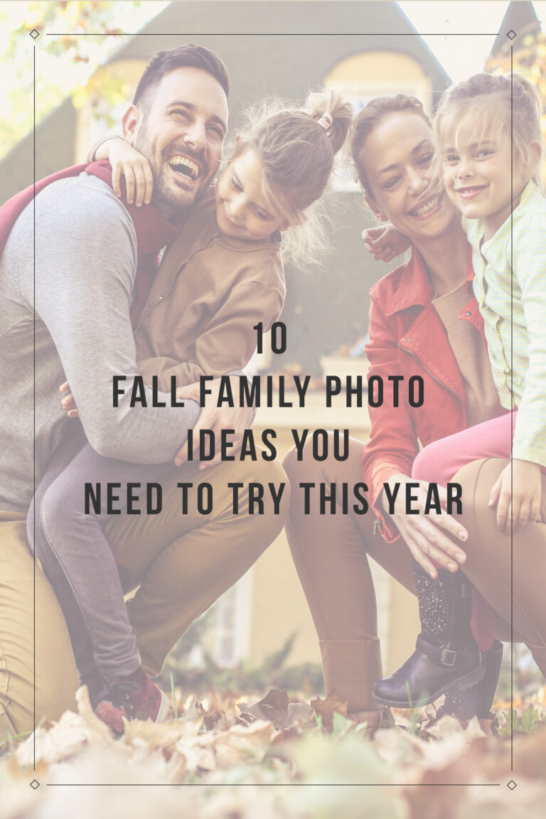 10 Family Photo Ideas You Need to Try This Year